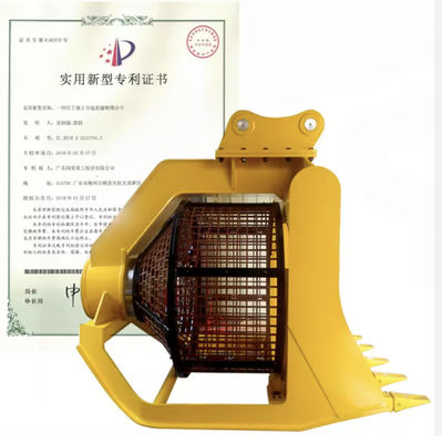 উচ্চ স্ক্রিনিং দক্ষতা Excavator মাটি স্ক্রিনিং OEM ODM