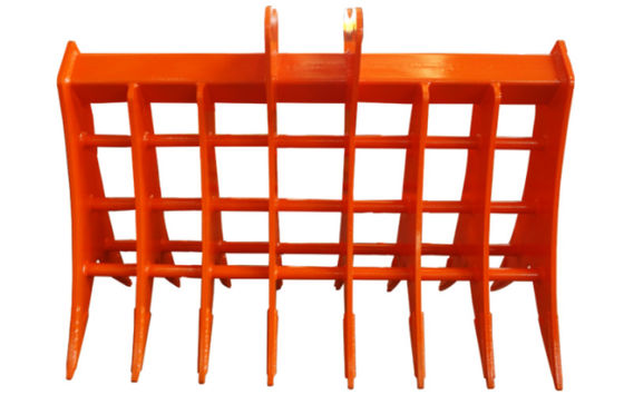 প্রস্থ 1520MM ভারী দায়িত্ব রক বালতি রক খনন বালতি Q355B Q690D NM400 হার্ডক্স