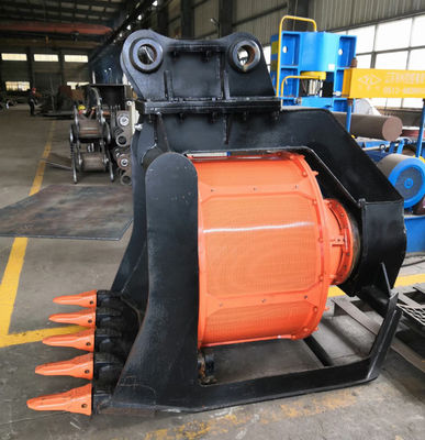 অত্যন্ত টেকসই 7-10T Excavator Soil Screener 360 ডিগ্রী ঘূর্ণন
