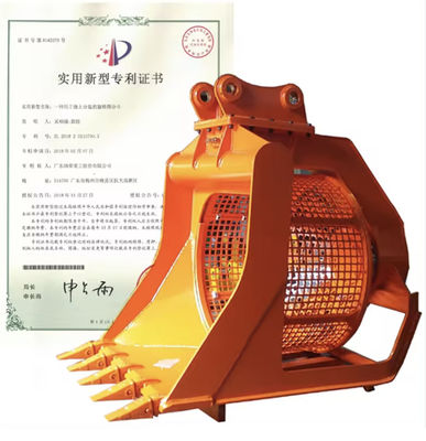 Q355B Q690D NM400 Hardox450 স্ক্রিনিং বালতি সংযুক্তি Excavators জন্য