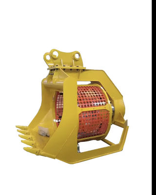 5-120T Excavator ঘূর্ণমান স্ক্রিনিং বালতি ক্ষমতা 1.1m3