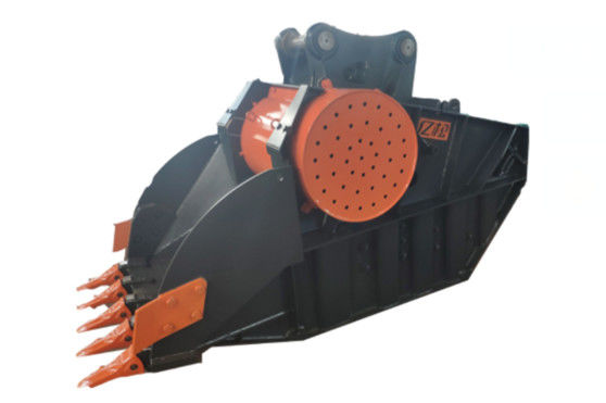 বালতি Crushers নির্মাণ সরঞ্জাম পরিবহন সহজ জলবাহী Crusher Excavator জন্য বালতি